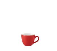 GenWare Bowl Shaped Red Porcelain Cup 9cl (1x6)
