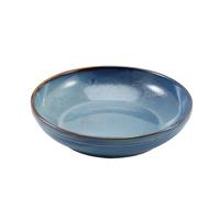 Genware CB-PBL27 Terra Porcelain Coupe Bowl, Aqua Blue, 2.1L Capacity, 275mm Diameter, Pack of 6