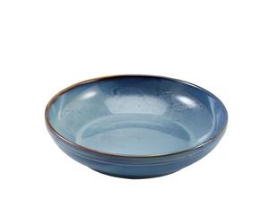 Genware CB-PBL27 Terra Porcelain Coupe Bowl, Aqua Blue, 2.1L Capacity, 275mm Diameter, Pack of 6