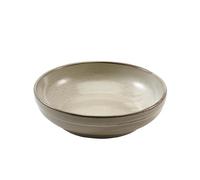 Genware CB-PG20 Terra Porcelain Coupe Bowl, Grey, 1L Capacity, 200mm Diameter, Pack Of 6