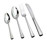 Genware DF-HL Dessert Fork, Harley Pattern, Pack of 12