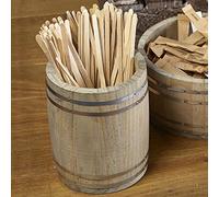 Genware DG121 Miniature Wooden Barrel 11.5x13.5cm