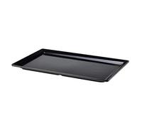 Genware DH042 Black Melamine Platter GN 1/1 53 x 32cm