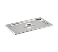 Genware Gastronorm Pan Lid 1/3 Stainless Steel Gastronorm Pan with Lid, Size 1/3. Ensures your food is kept fresh for longer.