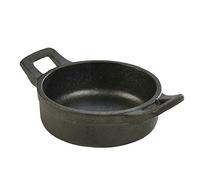 Genware Genware Mini Cast Iron Round Eared Dish 11cm, Single