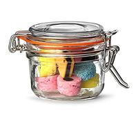 Genware Glass Terrine Jar 4oz / 125ml - Miniature Jar - Store Condiments or Serve Desserts