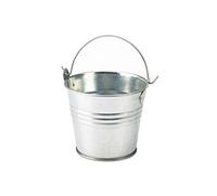 Genware GSB12 Serving Bucket, Galvanised Steel, 12 cm Ø
