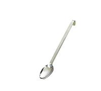Genware HDS45-S Stainless Steel Heavy Duty Solid Spoon, 45 cm Length