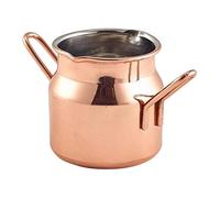 Genware Mini Copper Milk Churn 2.5oz / 70ml - Pack of 12