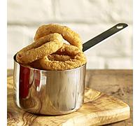 Genware MSP7 Mini Saucepan, Stainless Steel, 7.2 cm x 4.7 cm