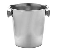 Genware MSSB14 Mini Ice Bucket, Stainless Steel, 14 cm