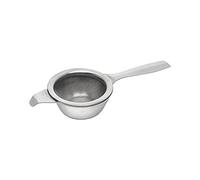 Genware NEV-11109 Tea Strainer And Bowl, Stainless Steel, 2"Wide, 5.1/2" Long
