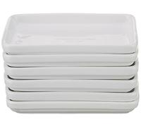 Genware NEV-351720 Royal Deep Rectangular Dish, 20 cm x 14 cm x 2.5 cm (Pack of 6)