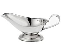 Genware NEV-6390 Sauce Boat, Stainless Steel, 150 mL, 5 oz.