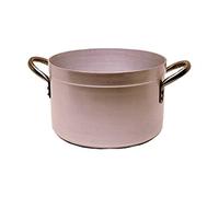 Genware NEV-705-28 Stew Pan and Lid, 28 cm, 11.5 L