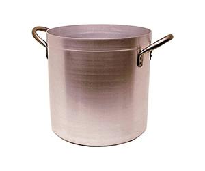 Genware NEV-709-40 Deep Stockpot and Lid, 40 cm, 50 L