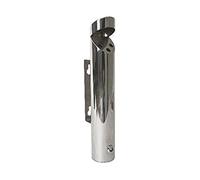 Genware NEV-AT-CYL Ashtray, Cylinder Wall, Mounted Stainless Steel
