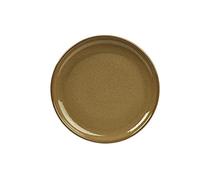 Genware NEV-CP-BR27 Terra Stoneware, Rustic Coupe Plate, 27.5 cm, Brown (Pack of 12)