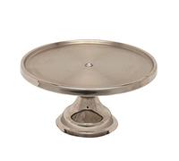 Genware NEV-CSHB Cake Stand, Stainless Steel, 13" Diameter, 5" Height