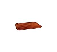 Genware NEV-DT4333 Dark wood Mahogany Tray, 430 mm x 330 mm