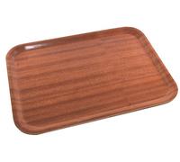 Genware NEV-DT4837 Mahogany Tray, Darkwood, 480 mm x 370 mm