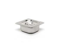 Genware NEV-GN19-150 Stainless Steel Gastronorm Pan, Size 1/9, 150 mm Deep