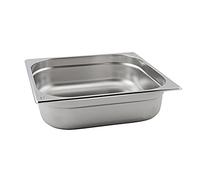 Genware NEV-GN23-65 Stainless Steel Gastronorm Pan, Size 1/9, 65 mm Deep