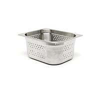 Genware NEV-GNP11-40 Perforated Stainless Steel Gastronorm Pan, Size 1/1, 40 mm Deep