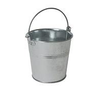Genware NEV-GSB10 Serving Bucket, Galvanised Steel, 10 cm Ø