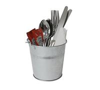 Genware NEV-GSB12 Serving Bucket, Galvanised Steel, 12 cm Ø