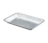 Genware NEV-GST2014 Galvanised Steel Tray, 20 cm x 14 cm x 2 cm