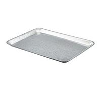 Genware NEV-GST3726 Galvanised Steel Tray, 37 cm x 26.5 cm x 2 cm