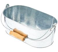 Genware NEV-GSTC2815 Steel Oval Table Caddy, 28 cm x 15.5 cm x 10 cm