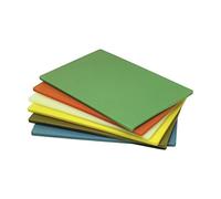 Genware NEV-LDSET Chopping Board, 6 Colour, 1 of Each LD