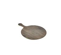 Genware NEV-MELPB17-WD Wood Effect Melamine Paddle Board, Round, 17"