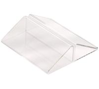 Genware NEV-MHTENT Acrylic Menu/Card Holder, Tent Shape