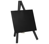 Genware NEV-MNI-BL-KR Mini Chalkboard Easel, 24 cm x 11.5 cm, Black (Pack of 3)
