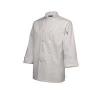 Genware NEV-NJ02-L Standard Jacket, Long Sleeve, Large, White