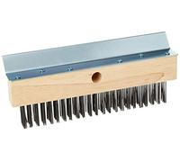 Genware NEV-OB-WB Pizza Oven Wire Brush with Scraper, No Handle