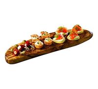 Genware NEV-OWRPM Rustic Platter, 45 cm x 13 cm