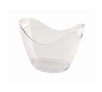 GenWare NEV-PCB-L Plastic Champagne Bucket, Clear, Large