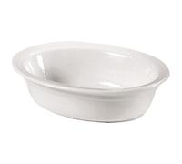 Genware NEV-PD1-W Royal Lipped Pie Dish, 17.5 cm, White (Pack of 6)
