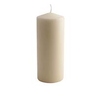 Genware NEV-PLC20 Pillar Candle, 20 cm Height x 6.8 cm Diameter, Ivory 100 hours