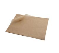 Genware NEV-PN0829L Greaseproof Paper, 25 cm x 35 cm, Brown (Pack of 1000)