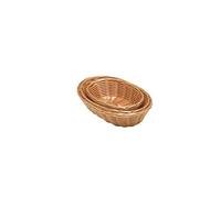 Genware NEV-PWB-10OV Basket, Oval PolyWicker, 10" x 6.5" x 2.5"