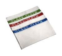 Genware NEV-TW04 Cotton Glass cloth, 50 cm x 76cm, Assorted Colours (Pack of 10)