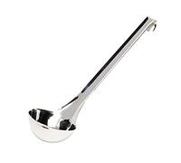 Genware NEV-WNL-25 Wide Neck ladle, Stainless Steel, 2.5", 7 cm, 60 mL