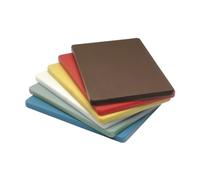 Genware NEV-Y11812 Chopping Board, 1", 18" x 12", Yellow