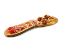 Genware Olive Wood Rustic Platter 55 x 13cm | Wooden Platter, Serving Board, Presentation Board