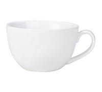 Genware Royal Bowl Shaped Cup 6oz / 170ml - Pack of 6- Vitrified Coffee Cups, Porcelain Cups